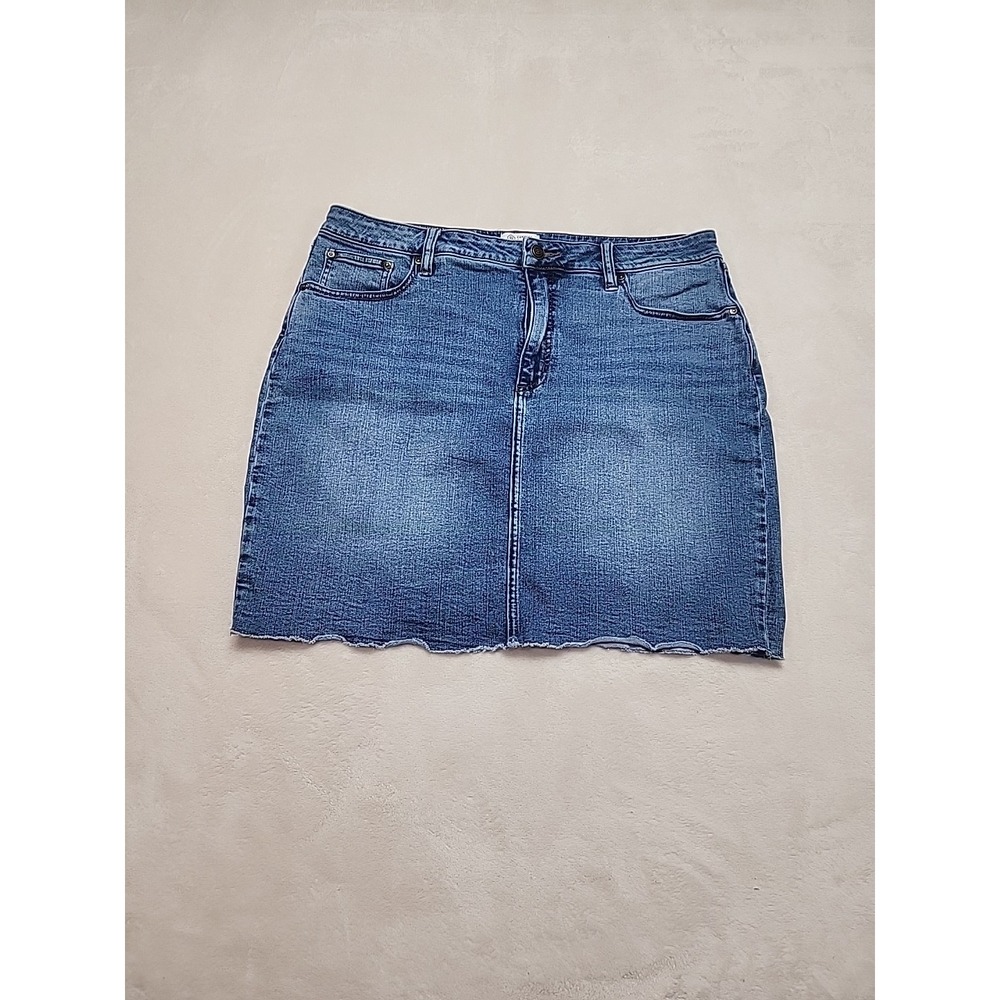 Candace Cameron Bure Denim Mini Skirt Size 16P